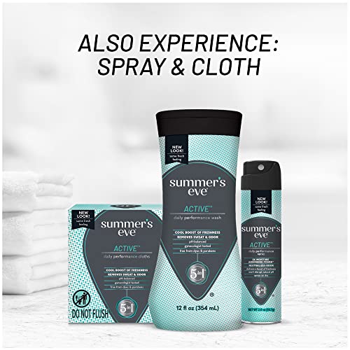 Summer's Eve Active Daily Performance All Over Feminine Body Wash, Feminine Wash pH Balanced