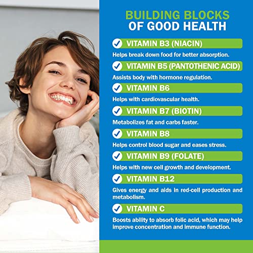 Power By Naturals B Complex Vitamins for Women - 60 Vegan Gummies for Prenatal Support, Energy Boost