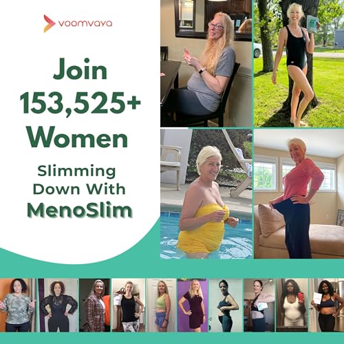 VoomVaya MenoSlim Tea - Natural Menopause Supplements, Perimenopause & Estrogen
