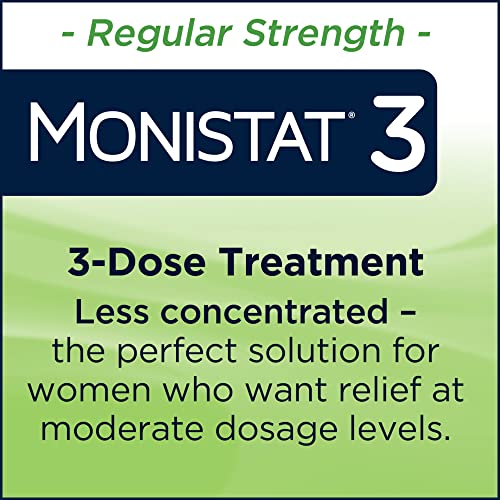 Monistat 3 Day Yeast Infection Treatment for Women, 3 Miconazole Pre-Filled Cream Applicators & External