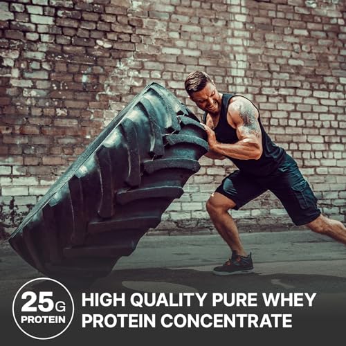 NutraBio Classic Whey Protein Powder- 25G of Protein Per Scoop - No Fillers, Artificial