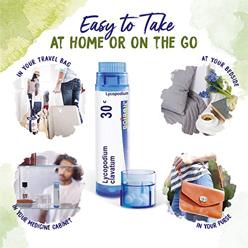 Boiron Lycopodium Clavatum 30C Homeopathic Medicine for Relief from Bloating, Gas Relief