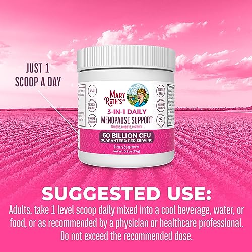 MaryRuth Organics 3-in-1 Menopause Support Powder, Menopause Supplement for Women