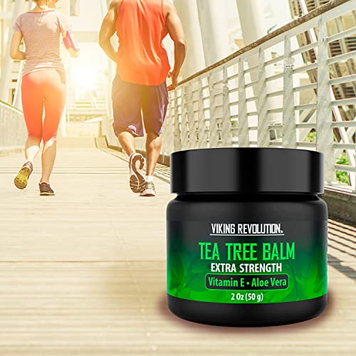 Viking Revolution Tea Tree Oil Cream - Super Balm Athletes Foot Cream - for Eczema