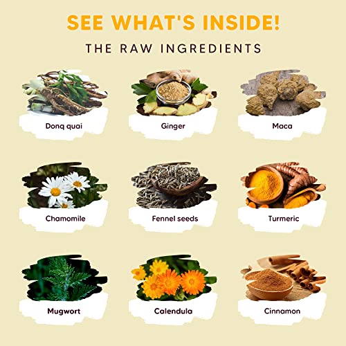 Yogi Super Foods Moon Tea for Women's Cycle Support, PMS & Menopause Relief