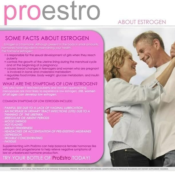 SPEC ProEstro 1500mg Estrogen Pills for Women - Female Hormone Balance Supplement, Fertility