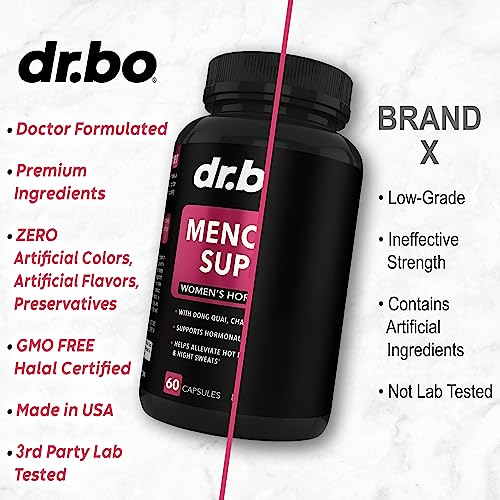 Menopause Supplements for Women Support Pills - Natural Menopause Relief for Hot Flashes