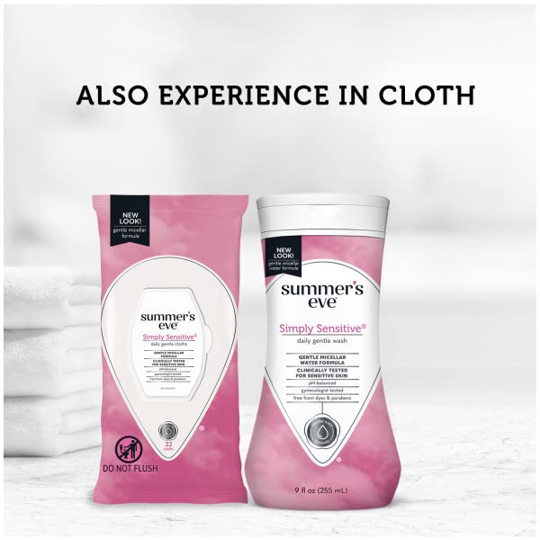 Summer's Eve Cleansing Wash, Simply Sensitive, 9 Fl Oz (Pack of 3)