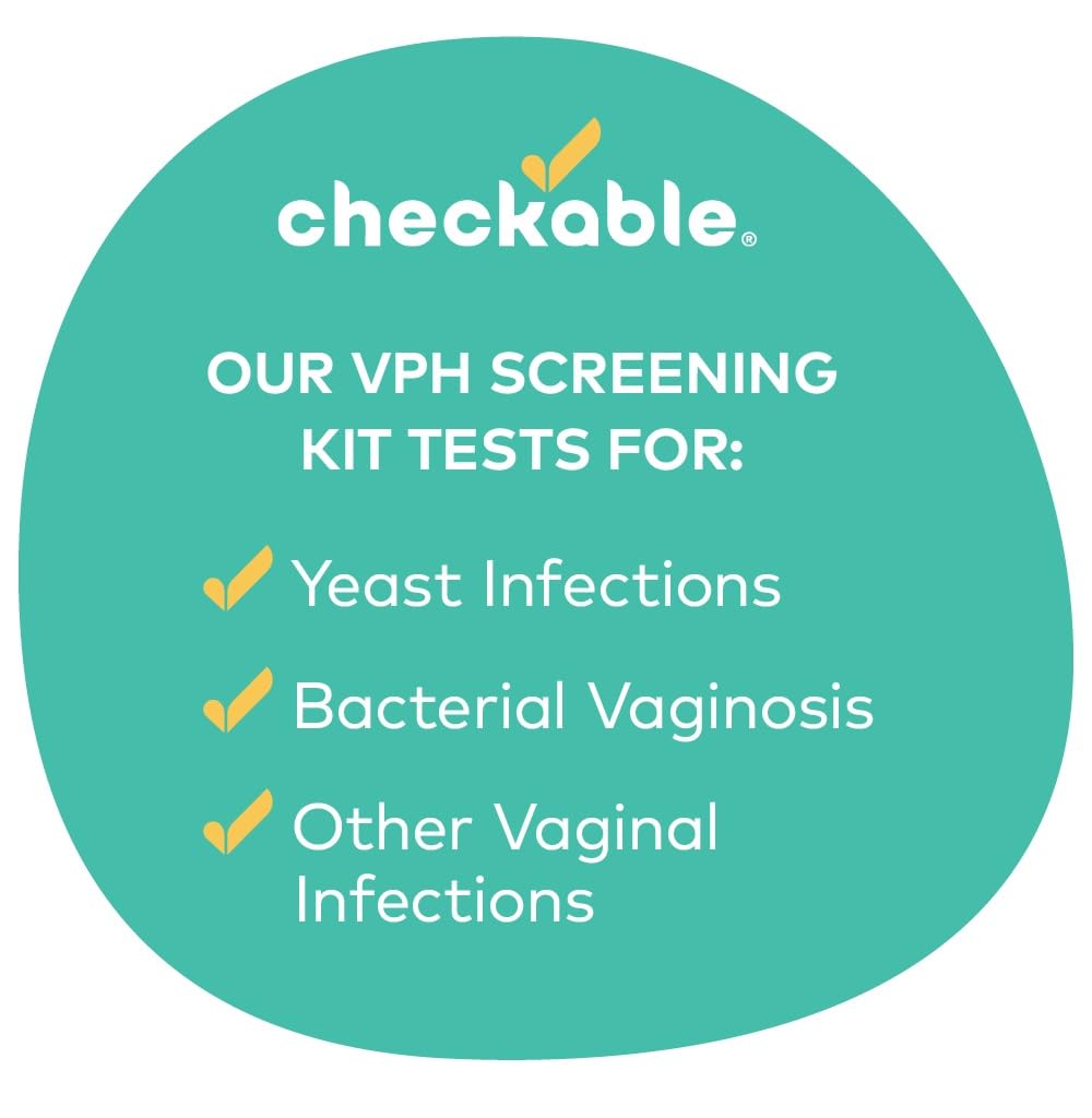 Checkable® Vaginal pH Screening Strips, Quick Results, Vaginal pH Balance Screening Strip