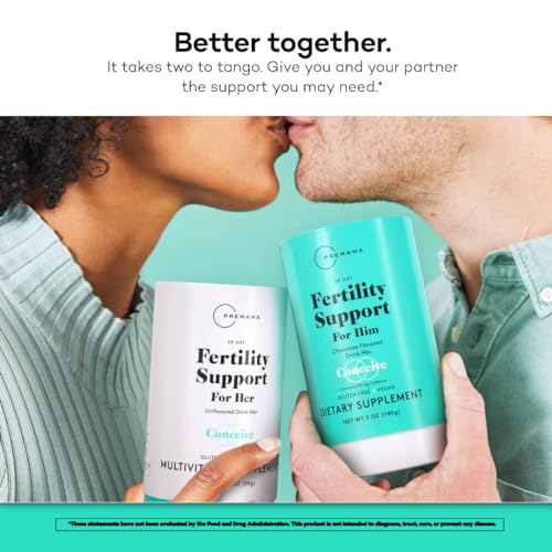 Premama Fertility Support for Her Powder Packets, Multivitamin Supplement