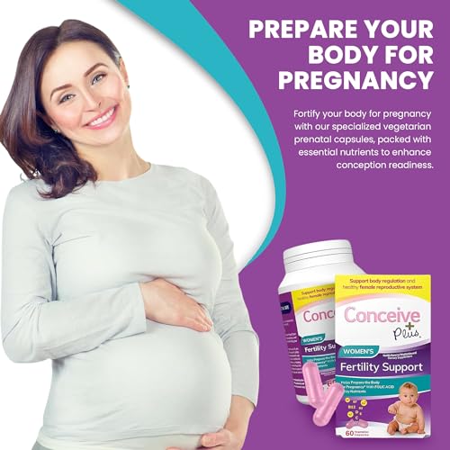 Conceive Plus Fertility Supplements for Women - Prenatal Vitamins - Promote Ovulation