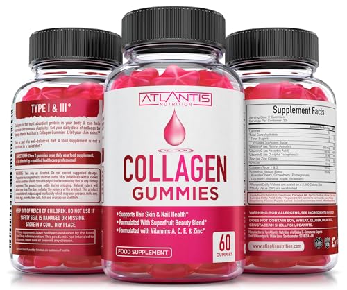 Collagen Gummies for Women - Multi Collagen Supplement Formulated with Collagen Types 1 & 3