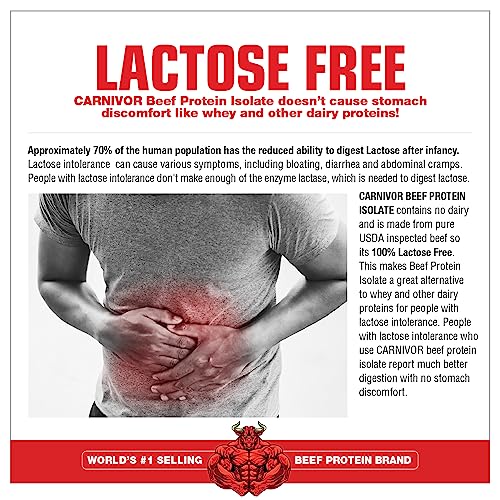 MuscleMeds, Carnivor Beef Protein Isolate Powder 56 Servings, Chocolate, 72 Ounce