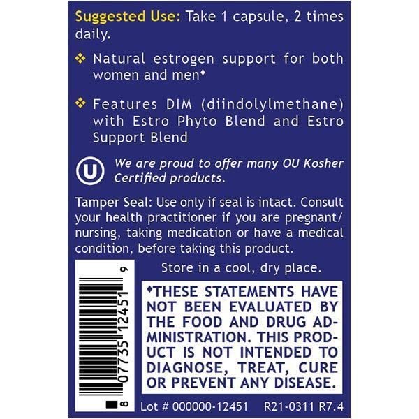 QNL Quantum Estro Support - Natural Hormone Supplement for Women & Men - Supports Men's & Women's