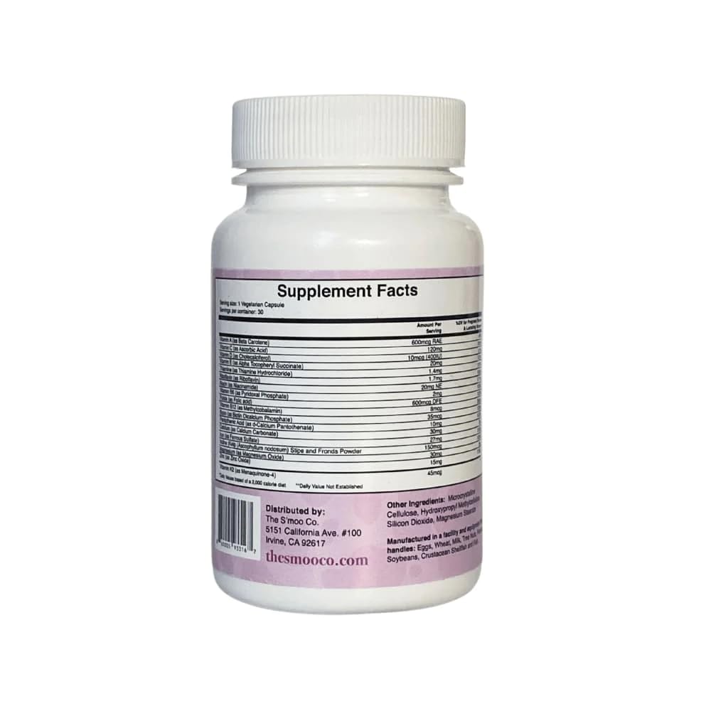 Prenatal Vitamins for Women with Iron, Vitamin D, Calcium & More, Supports Healthy Pregnancy