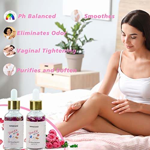 Yoni Wash & Yoni Oil & Yoni Soap for Women Set, 5.29oz Yoni Soap Bar, 2 * 30ml Feminine Oil, 6.7 fl.oz