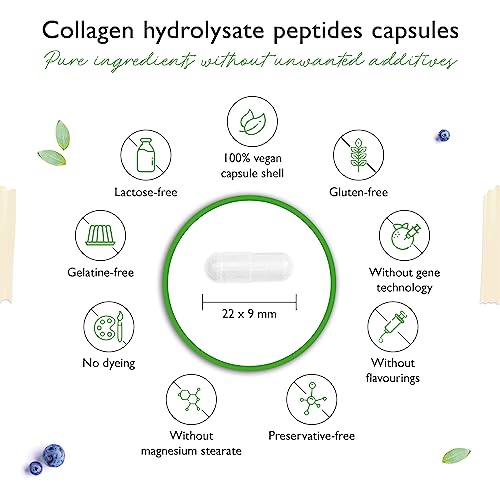 Collagen - 365 Capsules - 1500 mg per Daily Serving - Premium: 100% Bovine Collagen