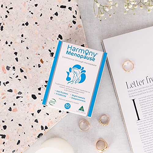 Harmony - Menopause Supplements for Women, Support for Hot Flashes & Irritability, Vitamin D