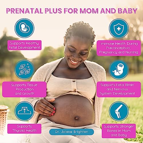 Dr. Brighten Prenatal Plus and Magnesium Plus Dietary Supplements Bundle - Non-GMO, Vegan