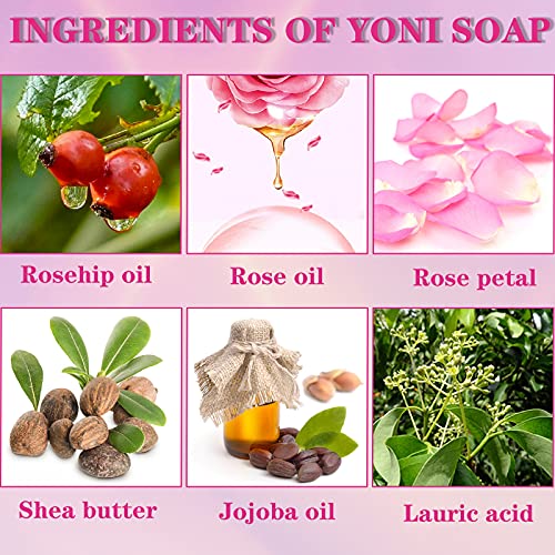 Yoni Soap Bars PCS Of 2, Ph Balance for Women Yoni Wash Vaginial Deodorants, Organic