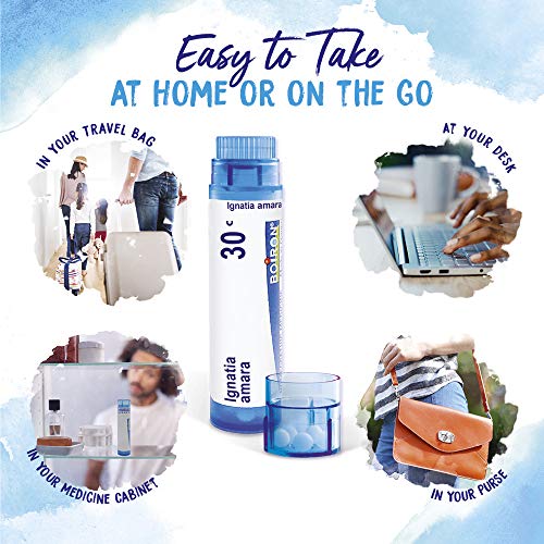 Boiron Ignatia Amara 30C Homeopathic Medicine for Relief from Emotional Stress, Hypersensitivity