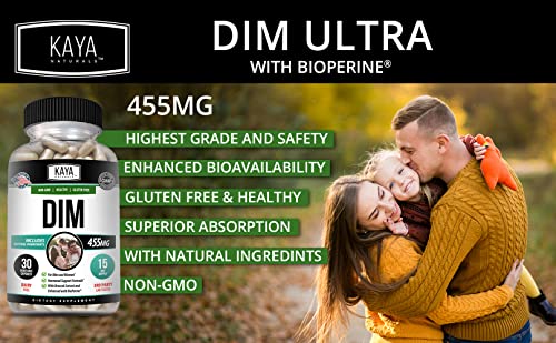 Kaya Naturals DIM Ultra (30 Capsules) | DIM Supplement for Women and Men