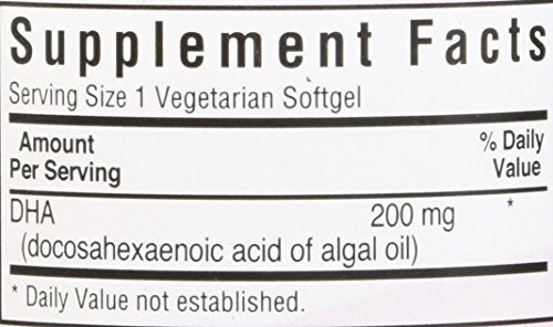 Bluebonnet Early Promise Prenatal Gentle DHA 200 mg Vegetable Capsules, 30 Count