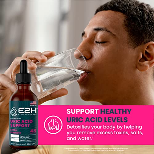 E2H Uric Acid Support Supplement - Tart Cherry and Devil’s Claw - Supports Uric Acid Health