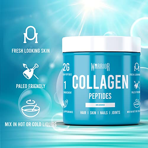 Warrior Collagen Peptides - Collagen Powder - 180g - Made from Premium Bovine Hydrolysed Collagen