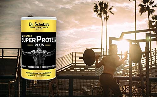 Dr. Schulze's | SuperProtein Plus | 100% Plant Protein Concentrate | Organic Powder Mix