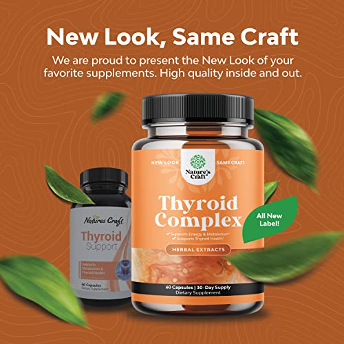 Pure Thyroid Support Supplement for Women - Thyroid Support for Weight Loss Mood