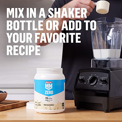 Muscle Milk ZERO, 100 Calorie Protein Powder, Chocolate, 15g Protein, 1.65 Pound