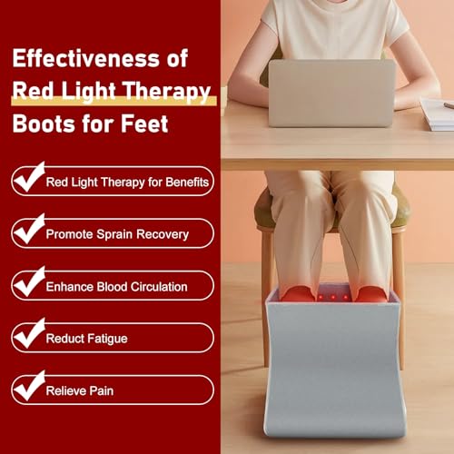 Red Light Therapy for Foot - Red Light Therapy Wrap, Near Infrared Red Light Therapy Device