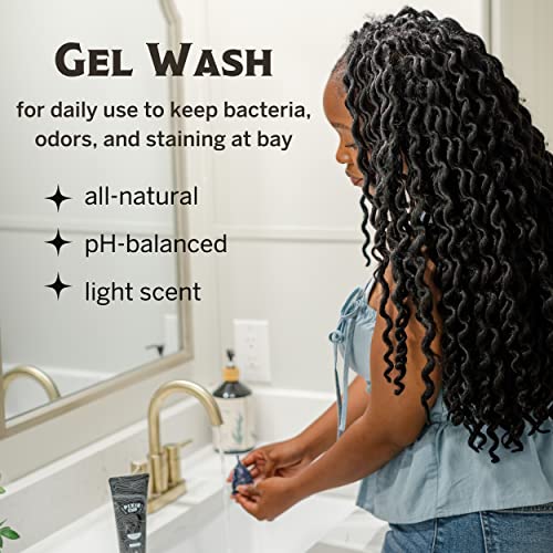 Pixie Menstrual Disc Kit - Best Period Disc Starter Kit - 2 Discs, 20 Wipes, Wash, Lube, Public Restroom