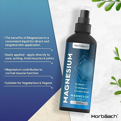 Magnesium Spray for Restless Legs, Muscles, Sleep | 100ml | Magnesium Chloride Oil