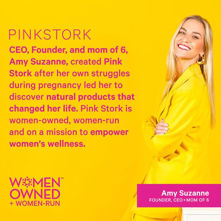 Pink Stork Fertility Supplement for Women and Probiotics for Conception, Support Hormone Balance