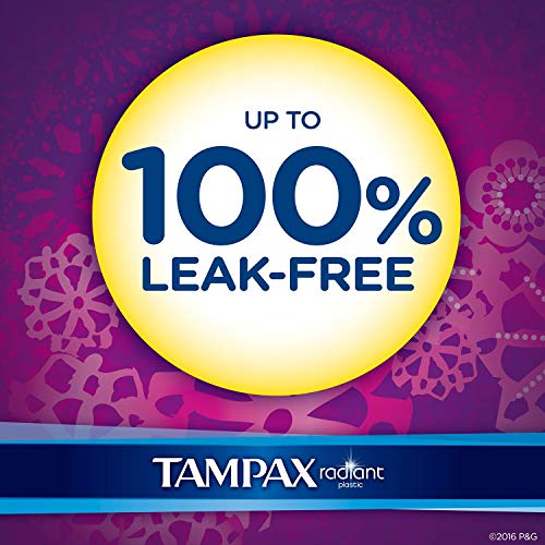 Tampax 29936 Radiant Tampons Regular Super, 84 Count (Pack of 1)