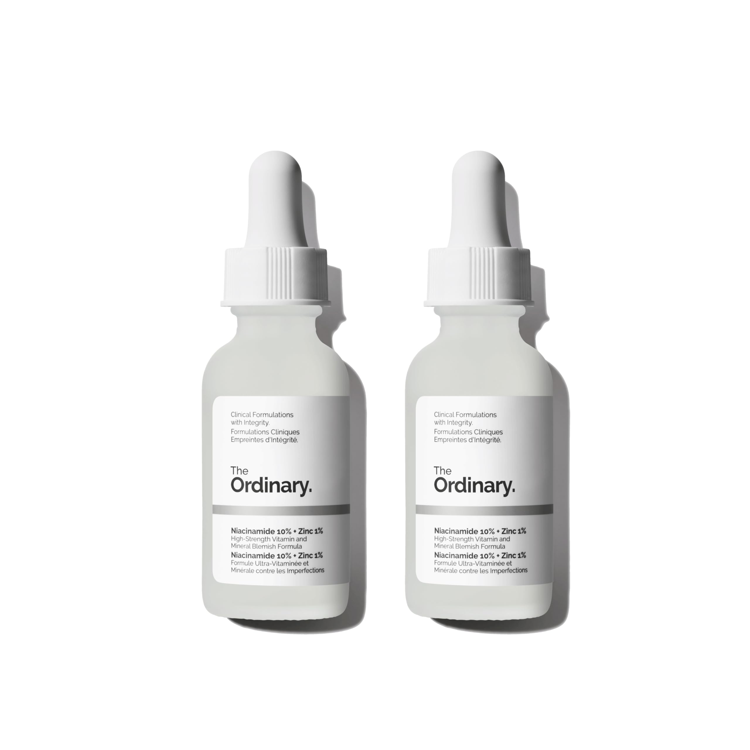 The Ordinary Niacinamide 10% + Zinc 1% Serum – Brightening & Balancing Duo Pack (2 x 1 fl oz)