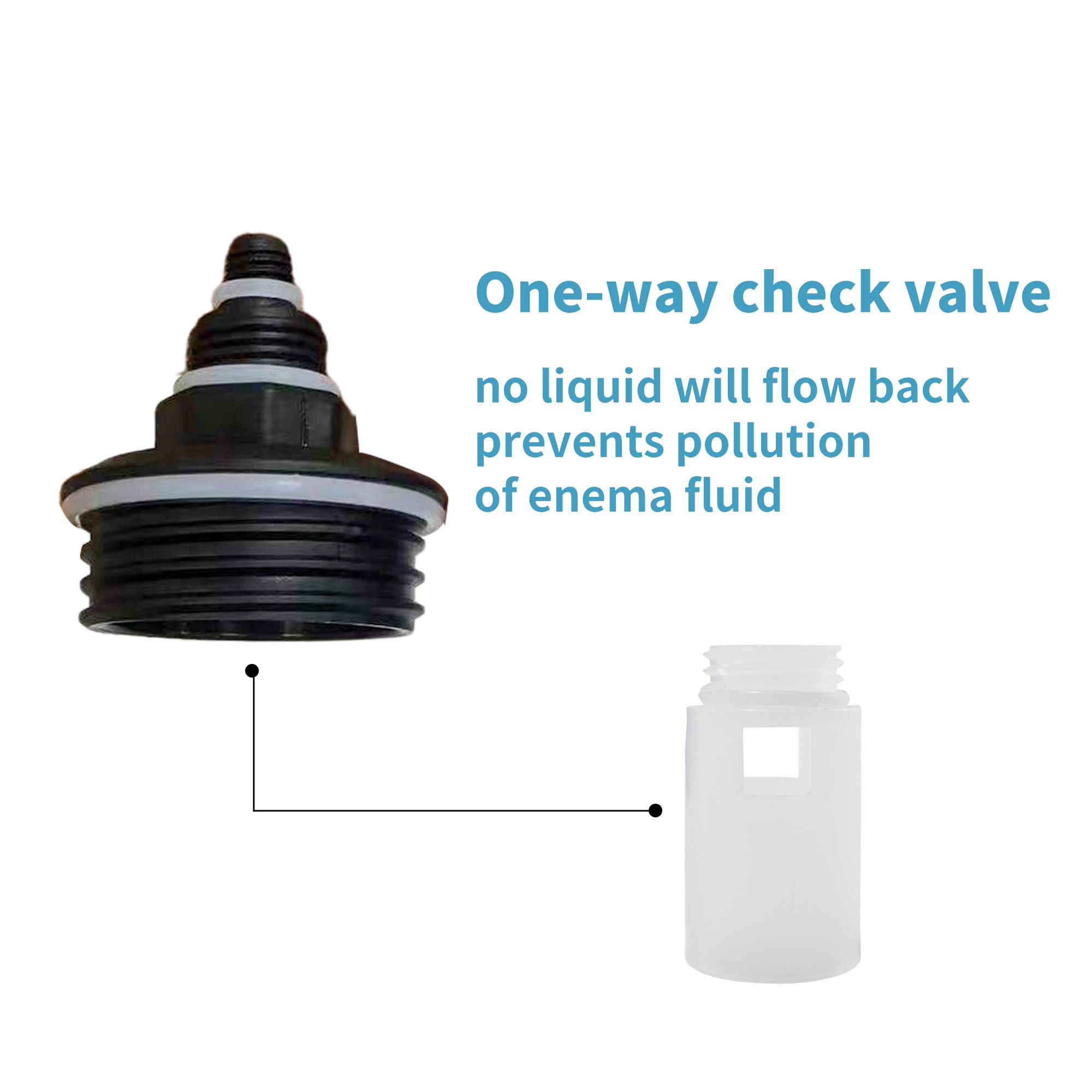 TopQuaFocus 14.5OZ Large Enema Bulb Kit Douche Bulb for Men Women Colon Cleaning Feminine