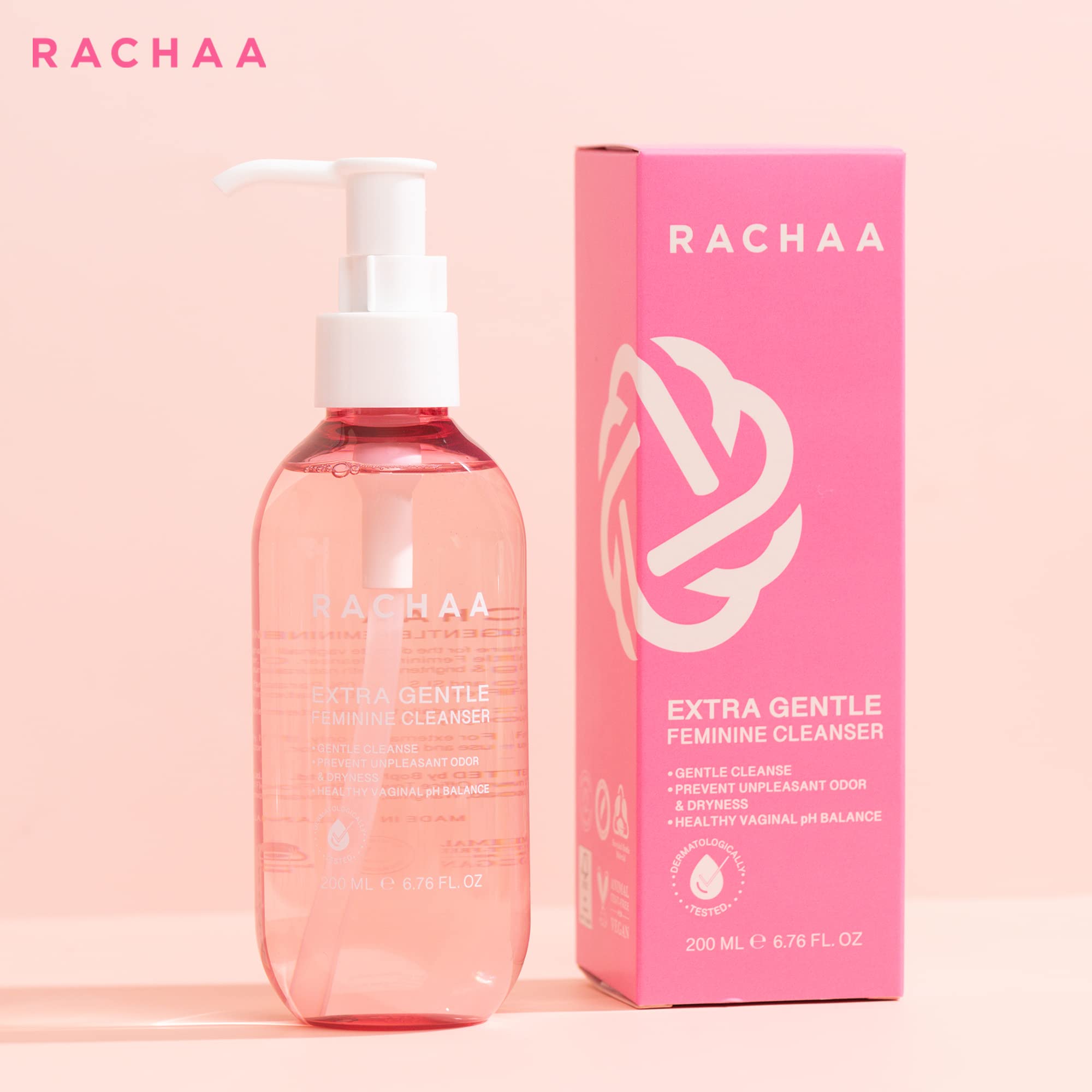 RACHAA Feminine Wash for Women, Lightening and Moisturizing, pH Balance Intimate Wash