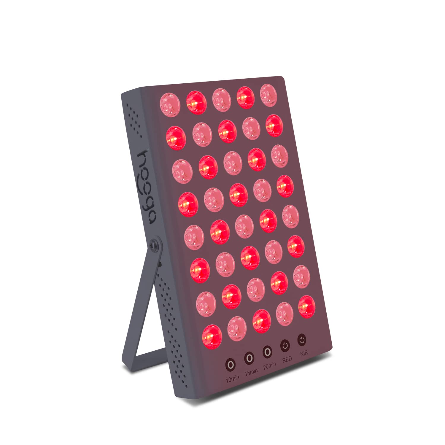 Hooga Red Light Therapy Device, 660nm 850nm Near Infrared Light Therapy with Timer, Built
