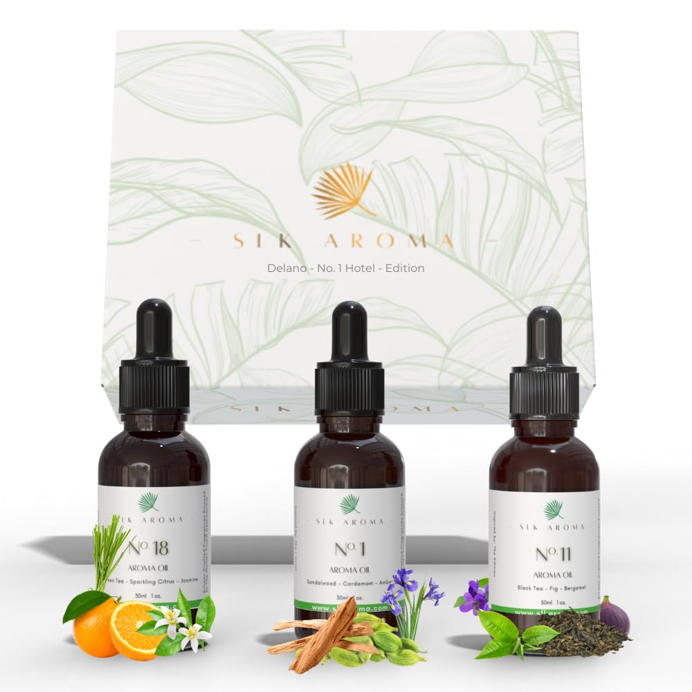 SLK Aroma - The No. 1 - Niche Blend of Essential Oils - Sandalwood, Cedarwood, Amber, Musk