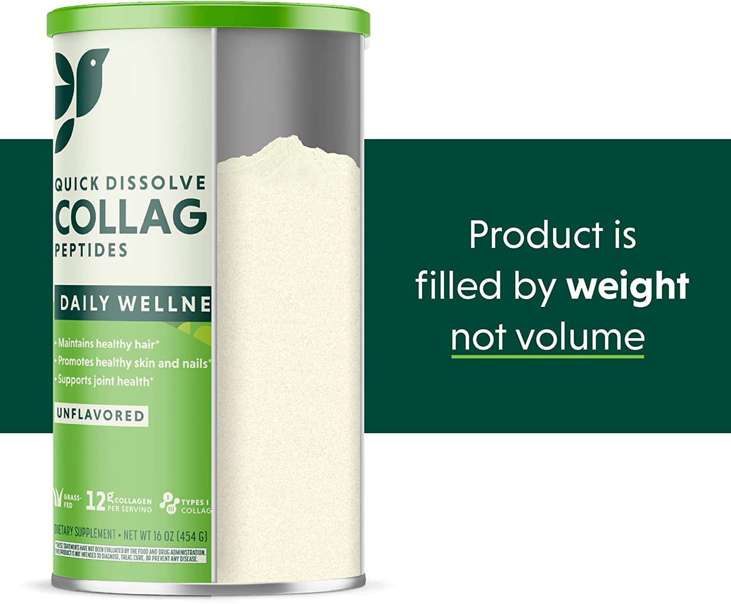 Great Lakes Gelatin Collagen Hydrolysate 454g (UK/EU Compliant can) (3)
