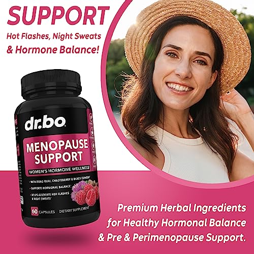 Menopause Supplements for Women Support Pills - Natural Menopause Relief for Hot Flashes