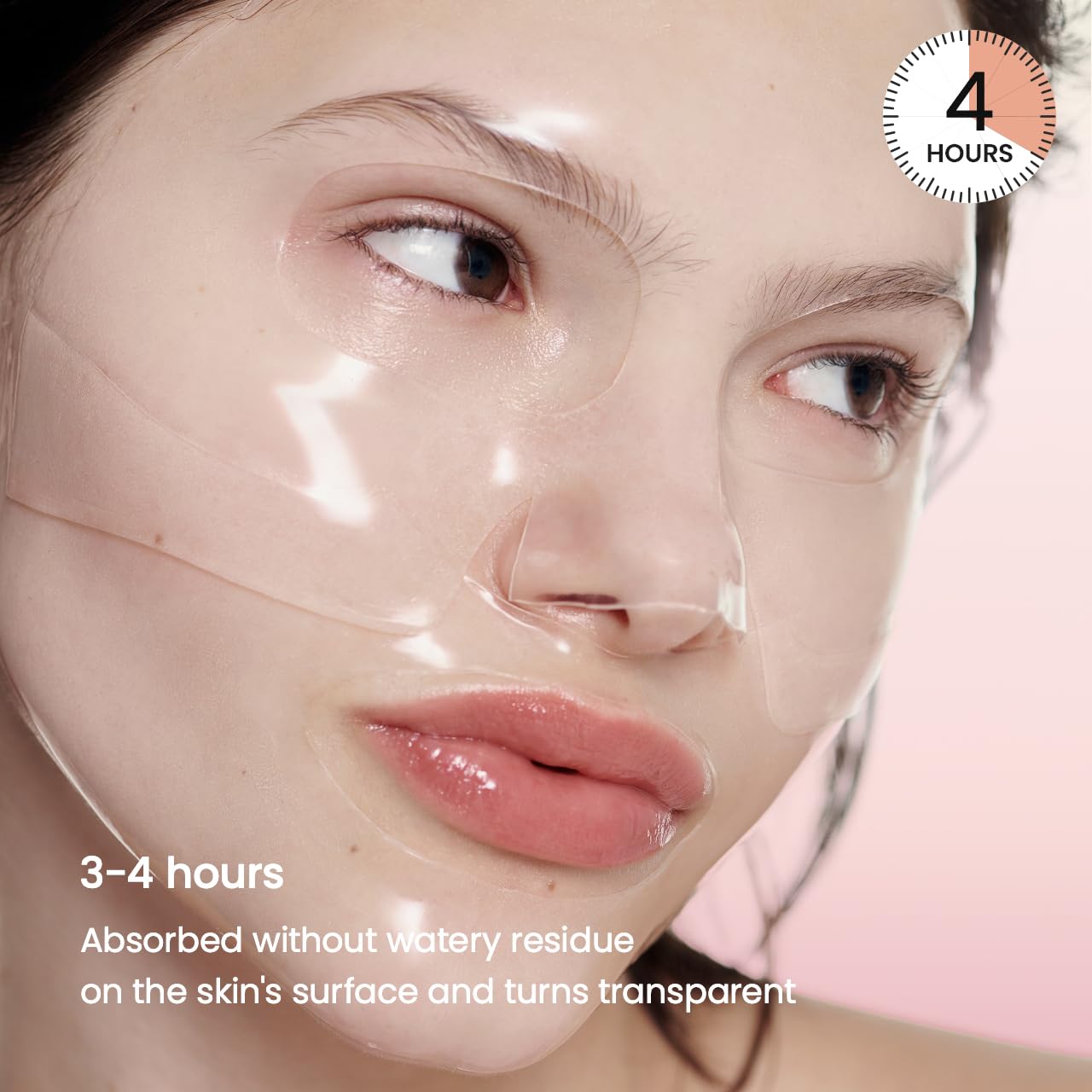 BIODANCE Bio-Collagen Real Deep Hydrogel Mask – Moisturizing Overnight Facial Mask (4 Sheets, 1.19 oz Each)