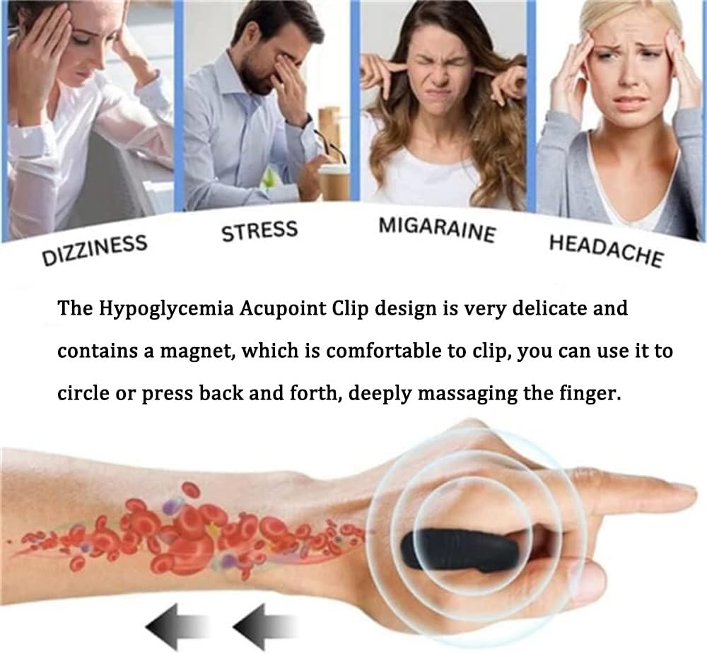Hypoglycemic Acupoint Clip-Hypoglycemia Acupoint Clip, Sugar Control Li4 Acupressure Point Clip