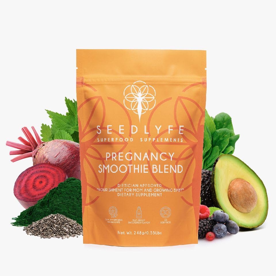 SEEDLYFE Pregnancy Superfood Smoothie Powder | Protein, Veggies, Antioxidants
