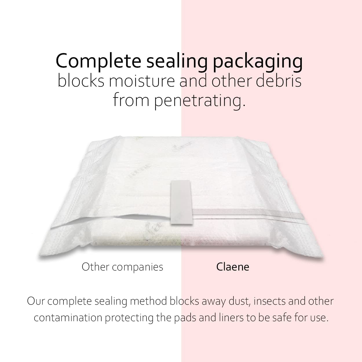 Claene Organic Cotton Panty Liners, Unscented, Thin, Cruelty-Free, Daily, Breathable Organic Panty