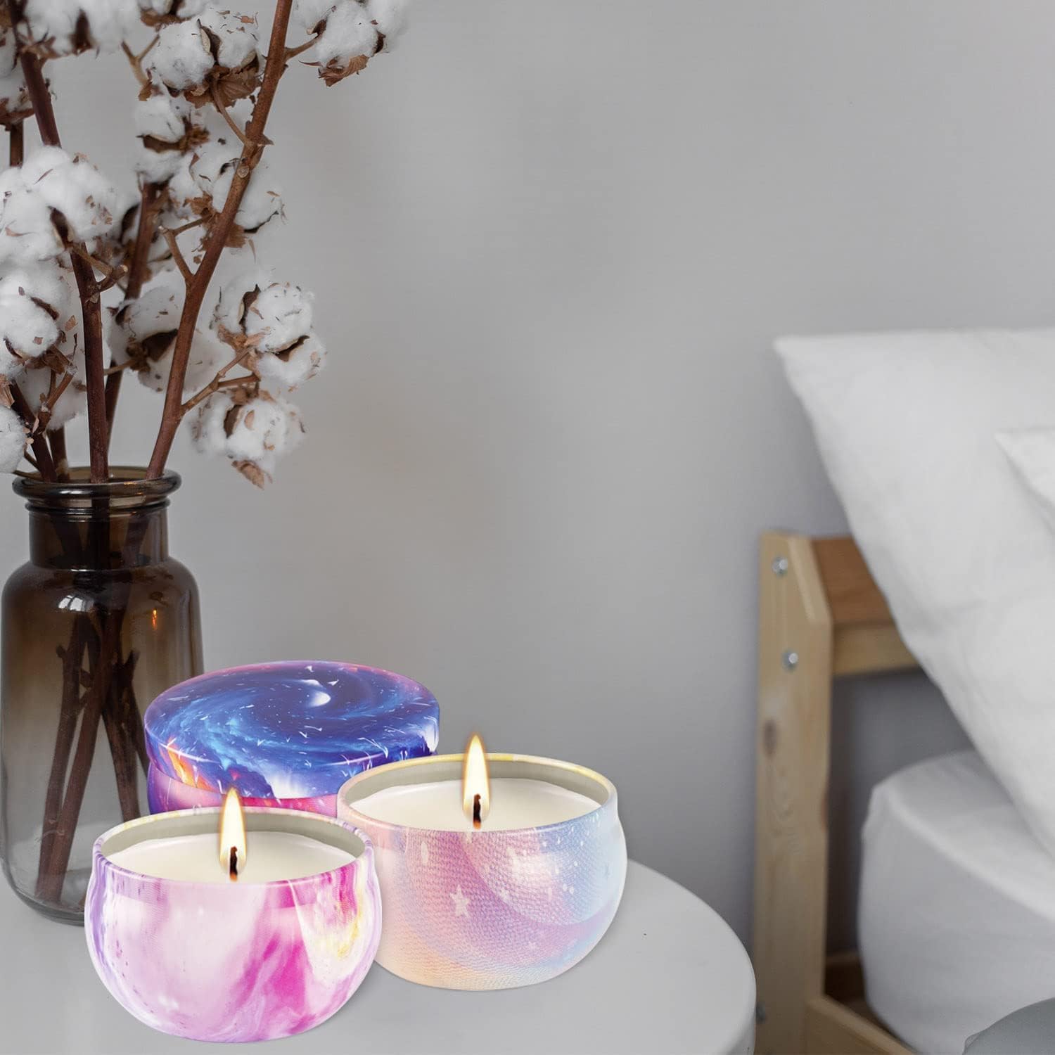 Scented Candles Aromatherapy Candles for Stress Relief,Soy Wax Candles Gifts for Women