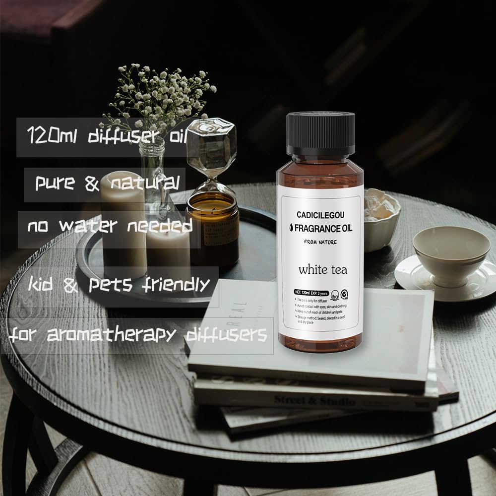 White Tea Essential Oils for Diffuser Hotel Collection - 100% Pure Orange Essential Oil Aromatherapy Oil